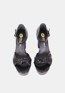 Sandales À Talons Monica - Cuir Noir