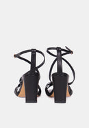 Sandales À Talons Olga - Cuir Noir