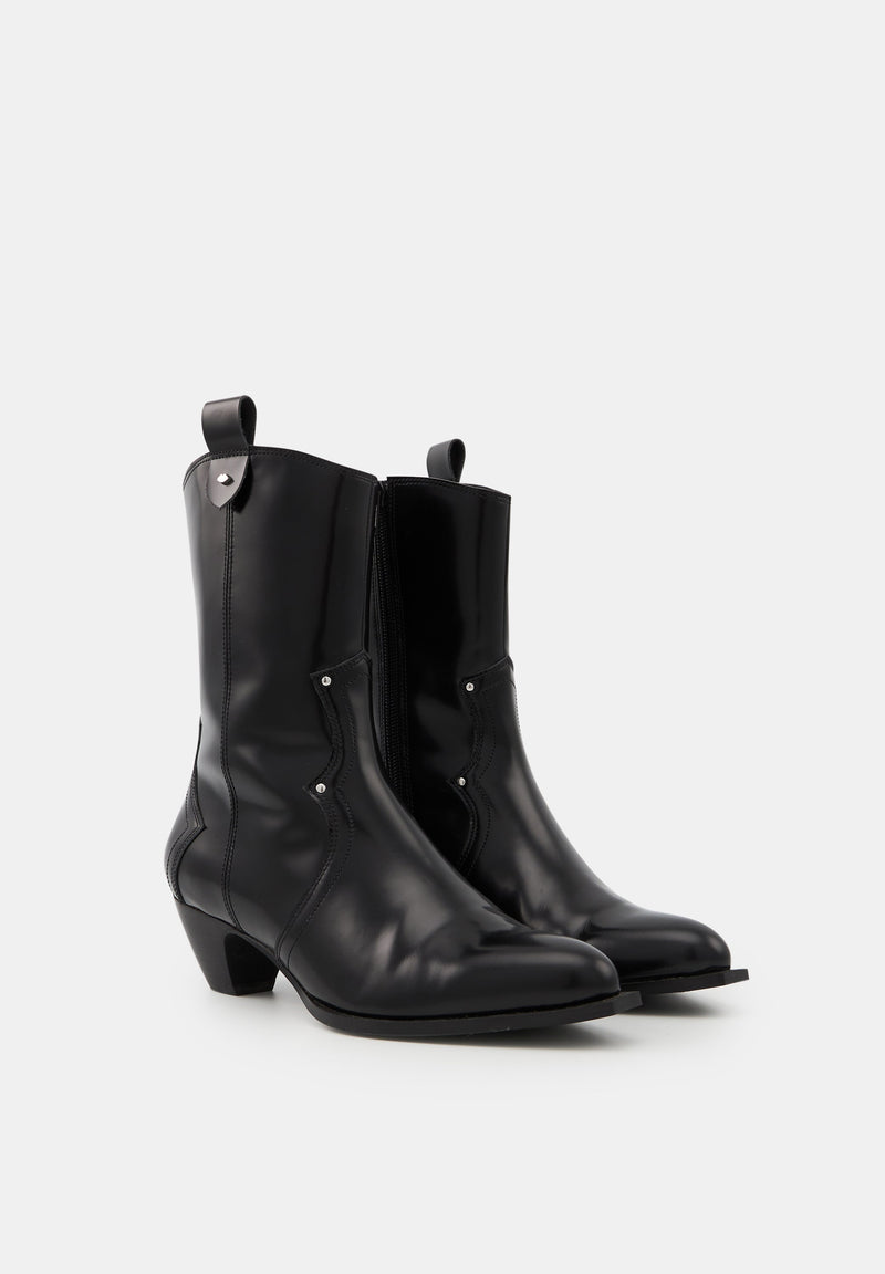 CITY - Harper-Cuir Glacé Noir