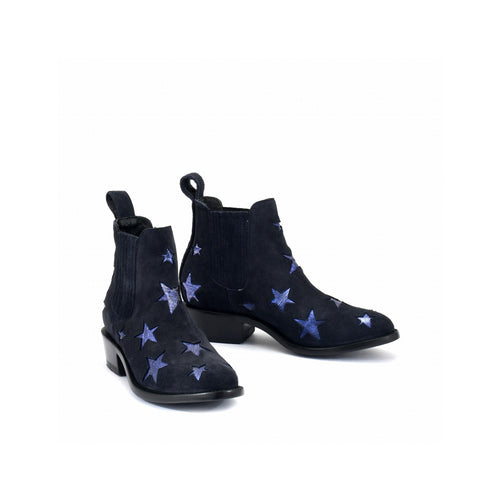 Circus Blue Everest Boots - Suede/Blue Pastosi