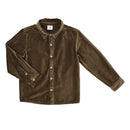 Maxime Velvet Shirt Fern Green - Child