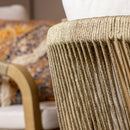 Saona - Ensemble Table Et 6 Fauteuils - Bois D'Acacia