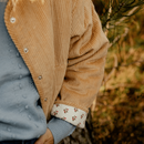 Veste Cléophée Velours Corduroy Biscuit - Femme