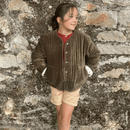 Veste Cléophée Velours Fougère - Enfant