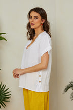 Top Blanc - Femme