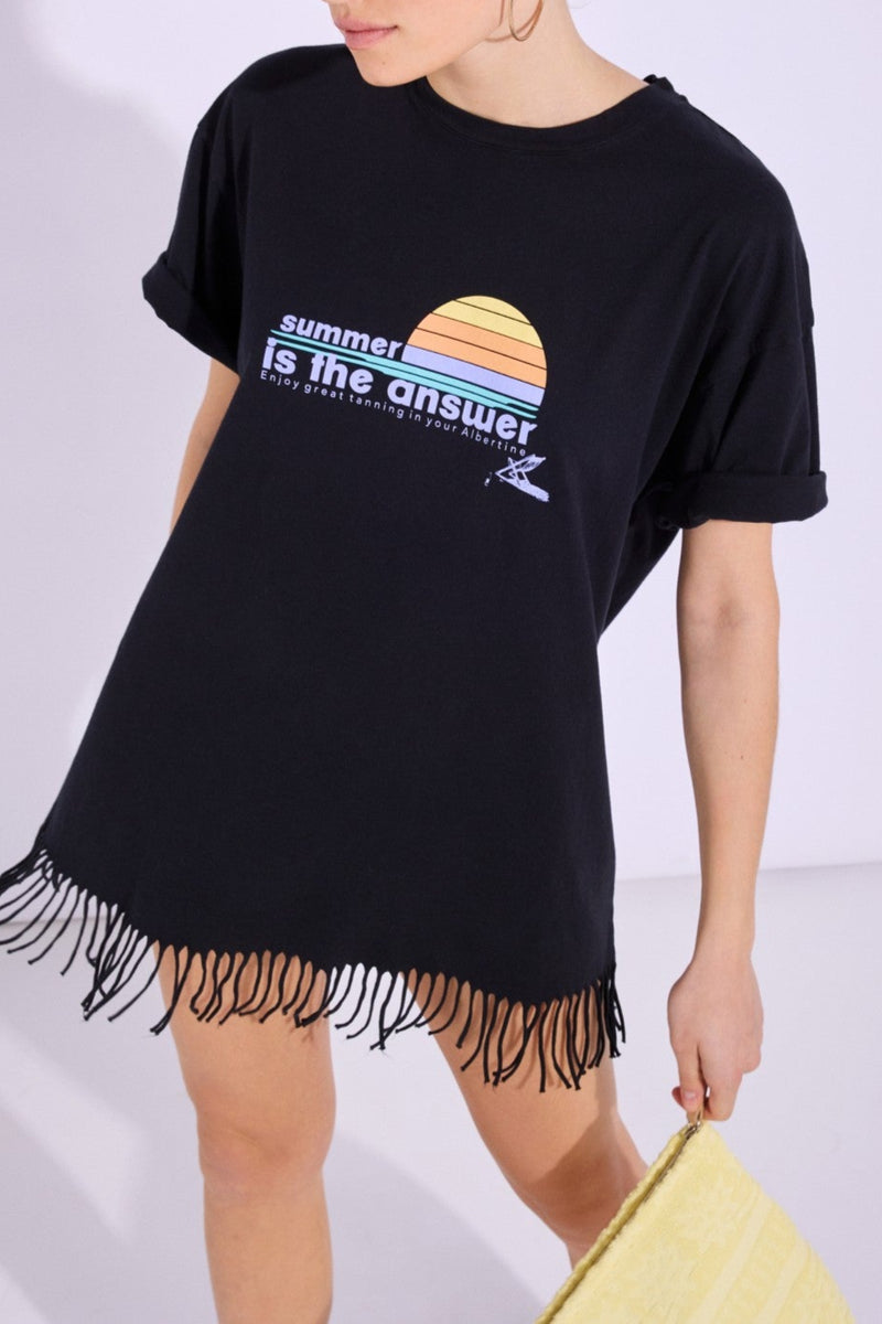 Robe Tee-Shirt Kinou - Black