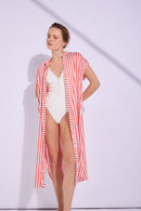 Robe Rico - Mandarine Stripes