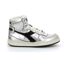 Diadora - Sneakers Haut Mi Bas Silv U W - Silver Metalized/Black - Femme