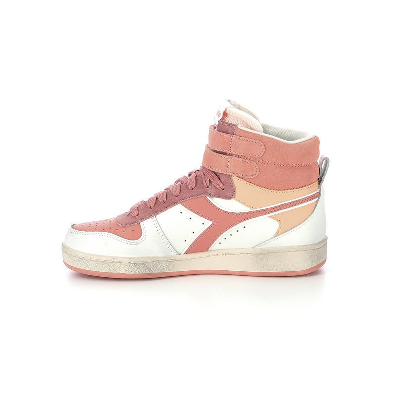 Diadora - Sneakers Haut Magic Bas Mi Iw - Coral Haze/Beach Sand - Femme