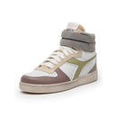 Diadora - Sneakers Haut Magic Bas Mi Iw - White/Antler/Flint Gray - Femme