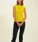 Clovis Top - Yellow