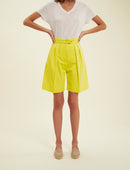 Shorts Plum - Yellow