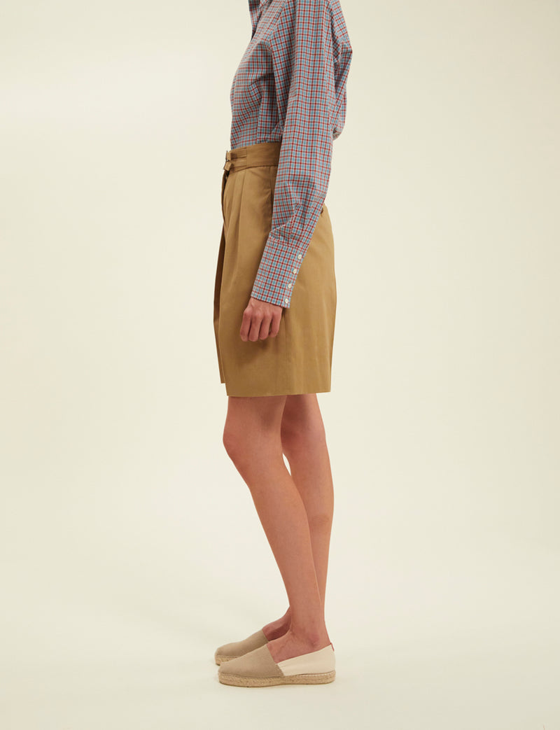 Plum Shorts - Khaki