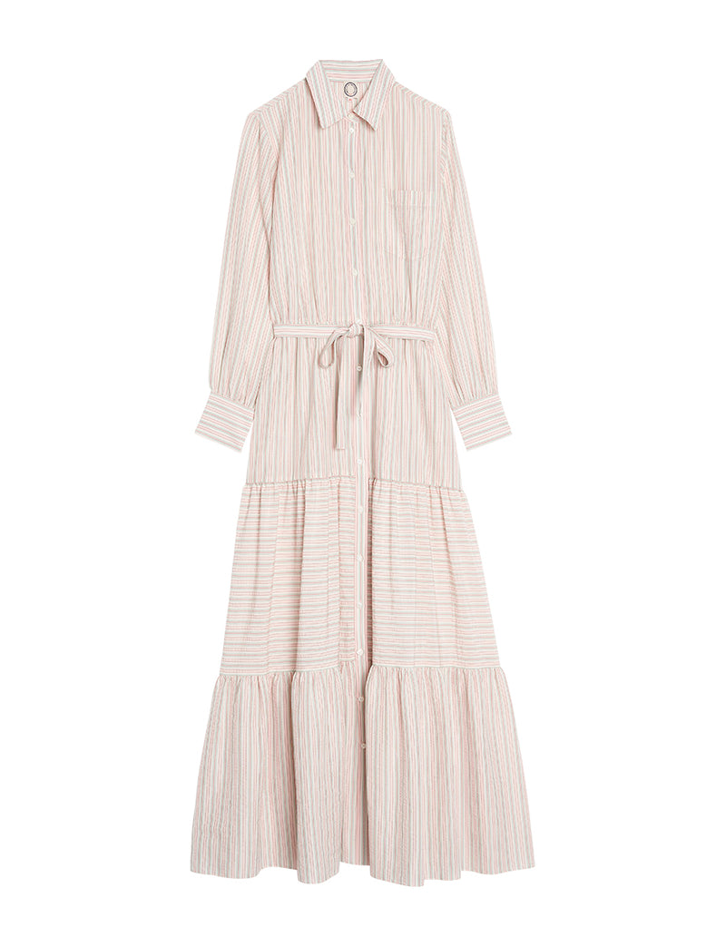 Lena Dress - Ecru Multico