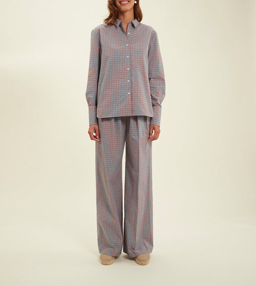 Chemise Falco - Turquoise Multi