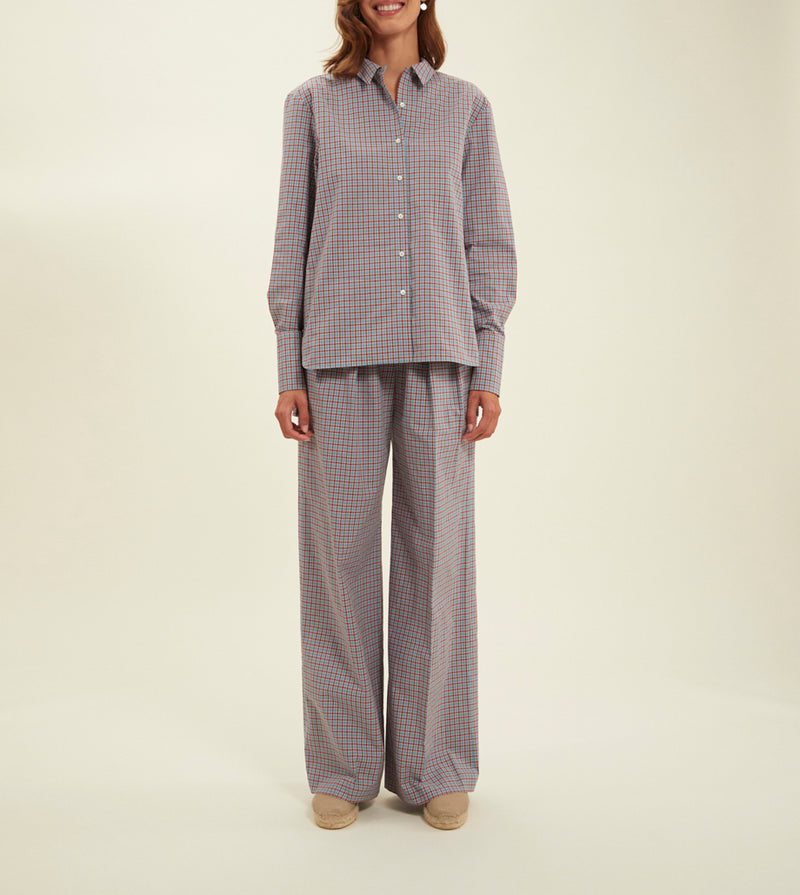 Chemise Falco - Turquoise Multi