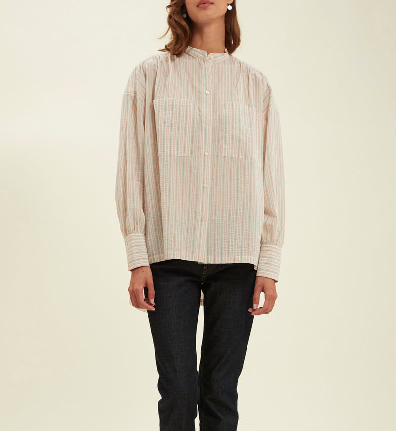 Adamo Shirt - Ecru Multico