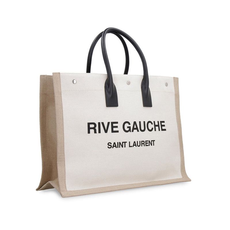 Sac Saint Laurent Rive Gauche Tote - Beige