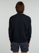 Fursac - Round Neck Sweater - Navy