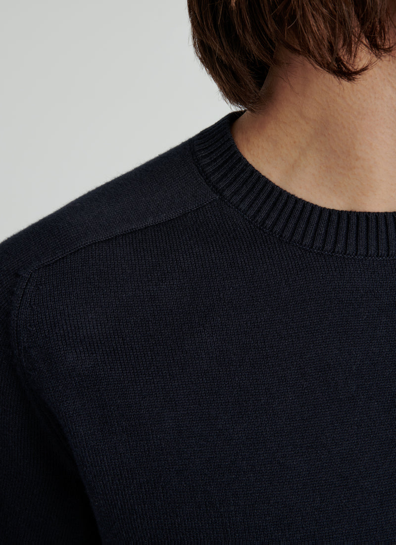 Fursac - Round Neck Sweater - Navy