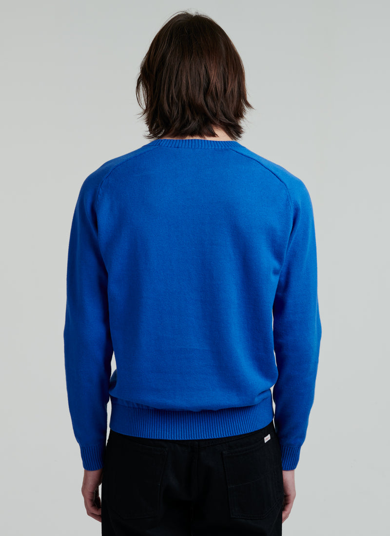 Fursac - Blue Wool And Cotton Sweater