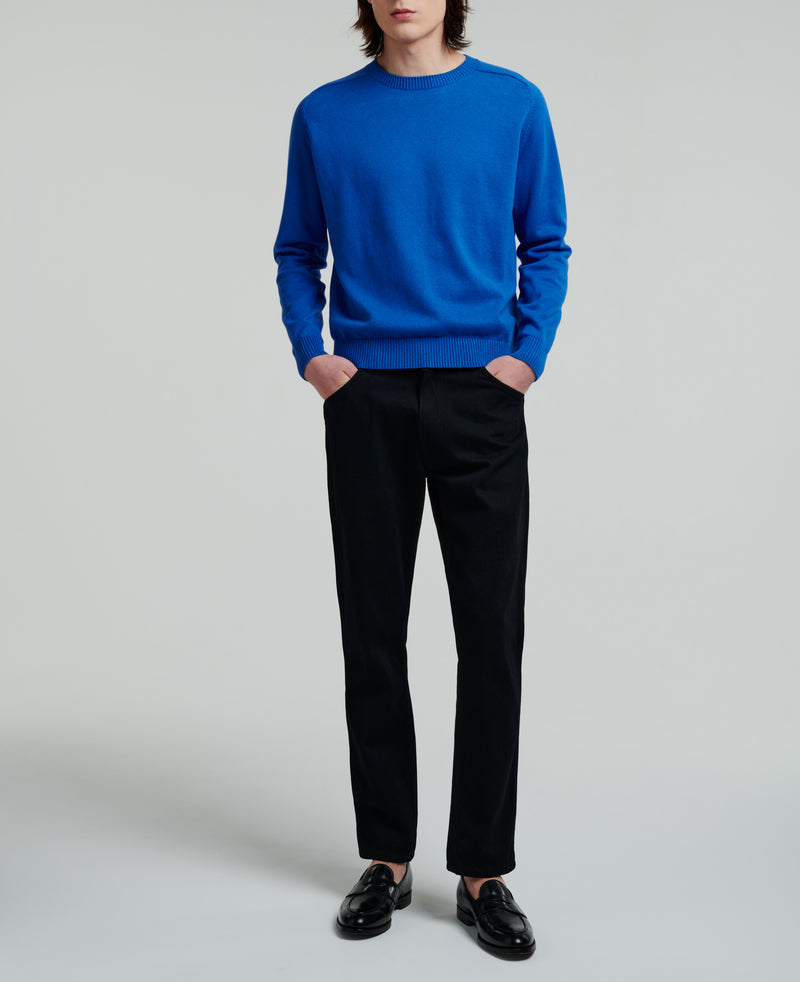 Fursac - Blue Wool And Cotton Sweater