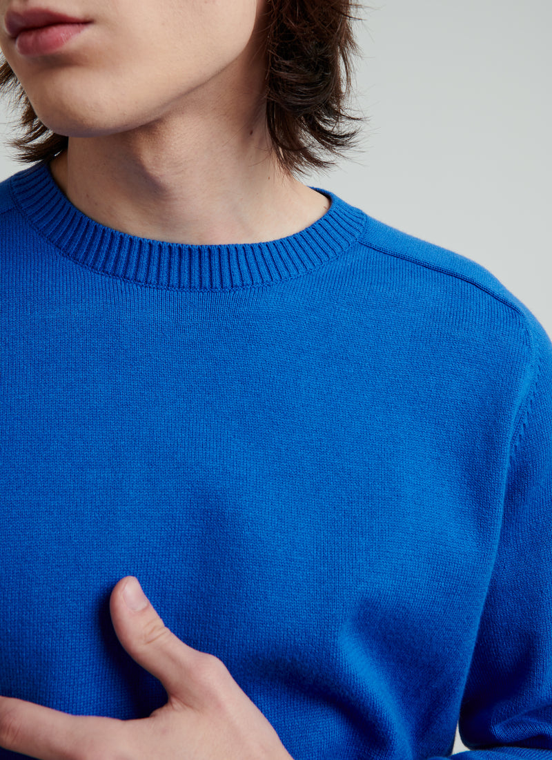 Fursac - Blue Wool And Cotton Sweater