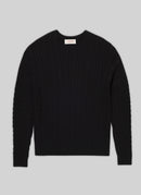 Fursac - Pull Col Rond - Noir