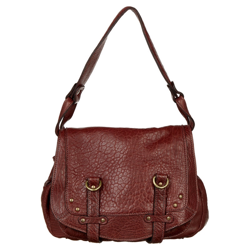 Bolso con solapa pequeño - Mini Jamily - Burdeos