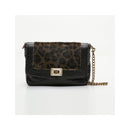 Pochette - Gaby - Noir / Leopard Vert