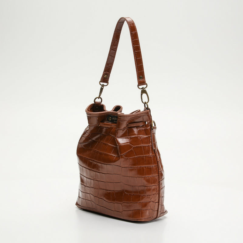 Sac Seau - Malia Croco - Camel