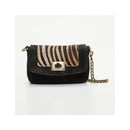 Clutch bag - Lillie - Black/ Zebra