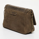 Pochette - Gaby - Marron / Imprime Python Bronze Metallique