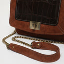 Bolso de mano - Gaby - Marron / Imrpime Croco Marron