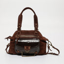 Small Handbag - Mini Odelia - Brown / Brown Croco Print