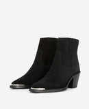 The Kooples - Black Suede Western style boots - Woman