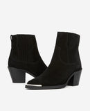 The Kooples - Black Suede Western style boots - Woman