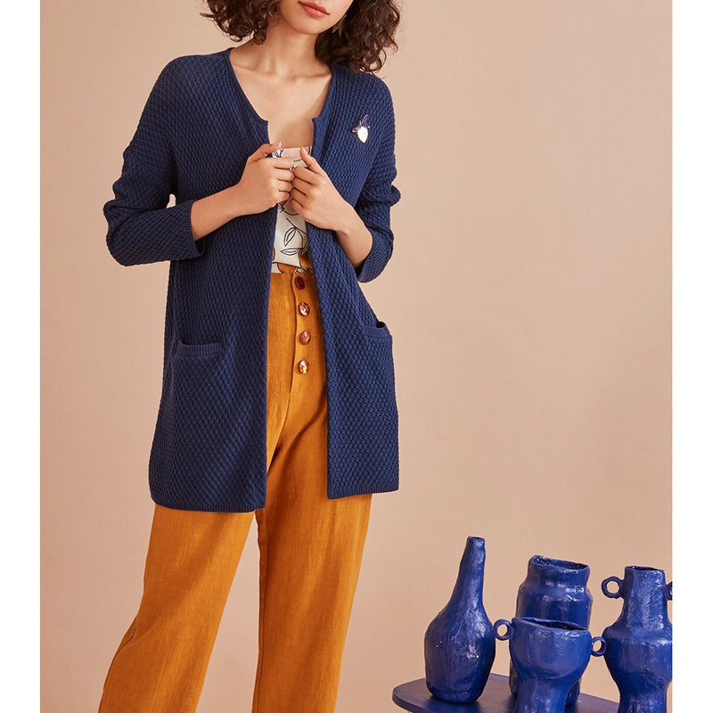 Gilet Albanie - Indigo