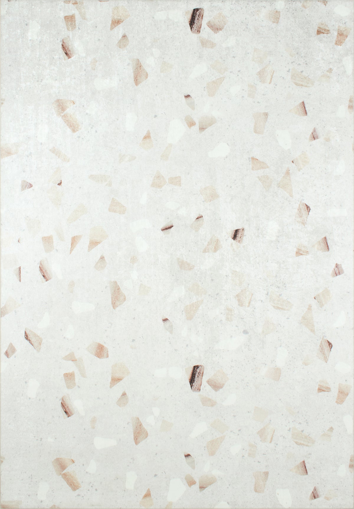 Almafie - Tapis De Salle De Bain - Polyester Imprimé - Creme