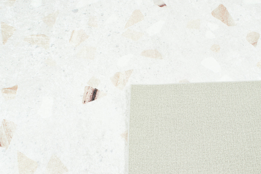 Almafie - Tapis De Salle De Bain - Polyester Imprimé - Creme