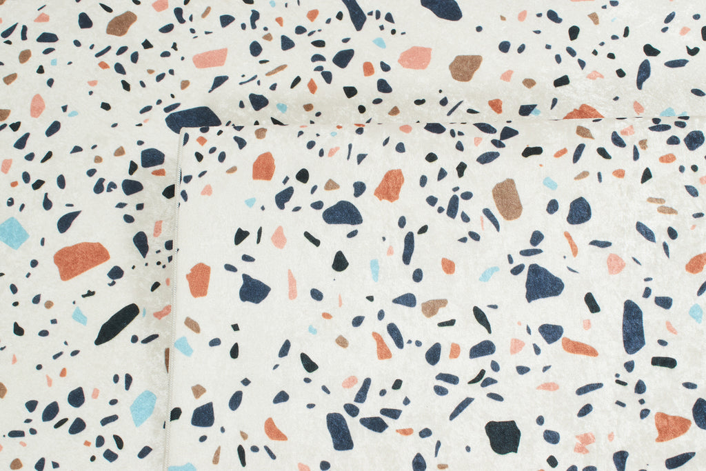 Almafie - Tapis De Salle De Bain - Polyester Imprimé - Multicolore