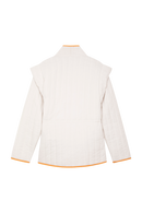 Veste La Délicate - Blanc Et Orange