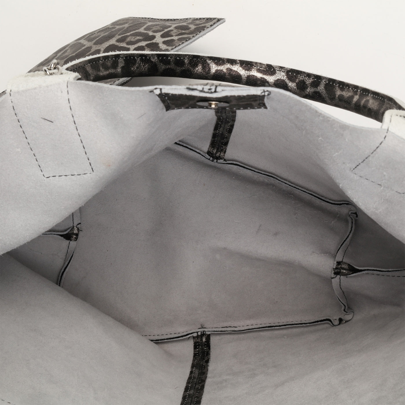 Sac À Main Yana - Motif Leopard Noir