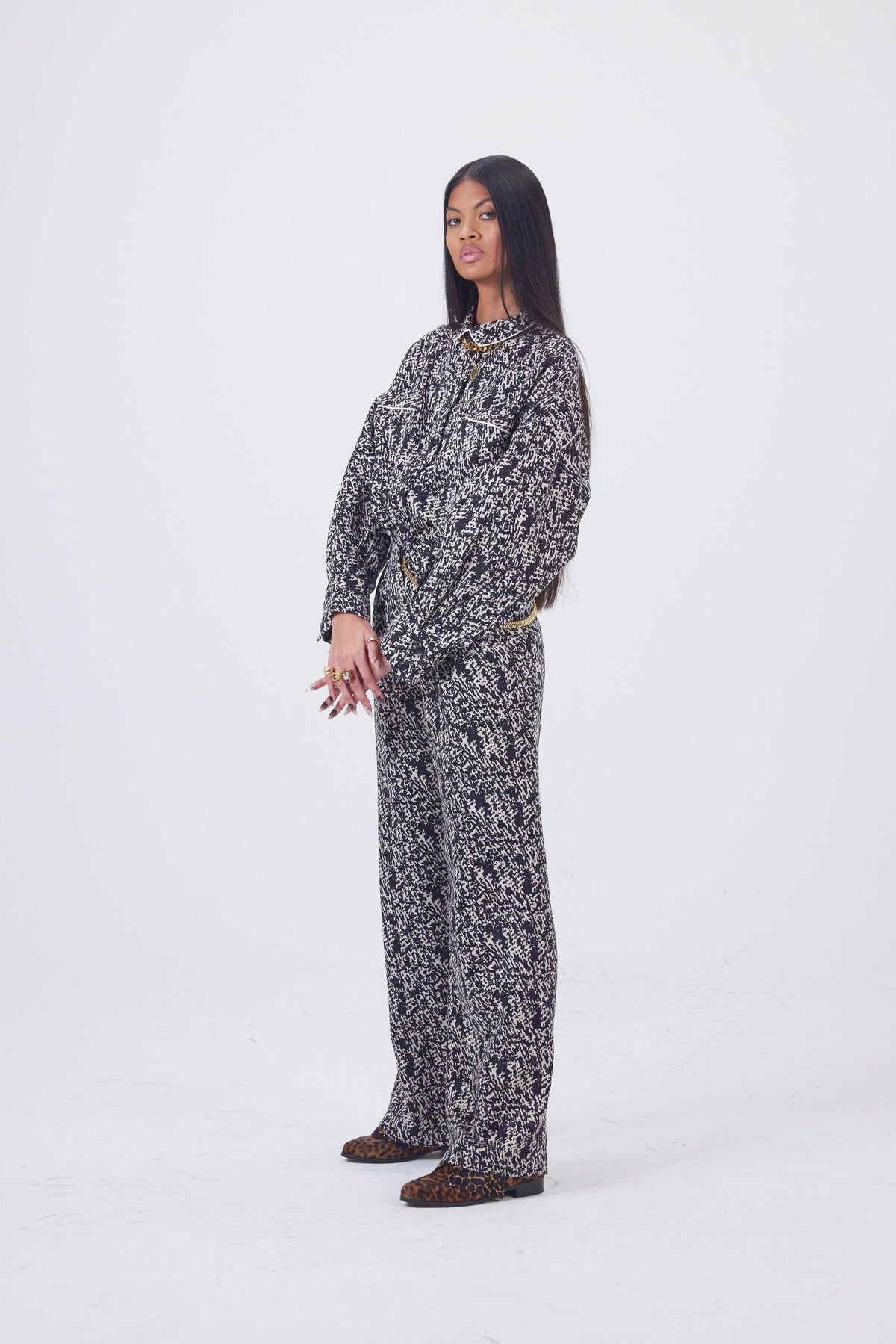 Pantalon De Lande En Stracciatella Croccante