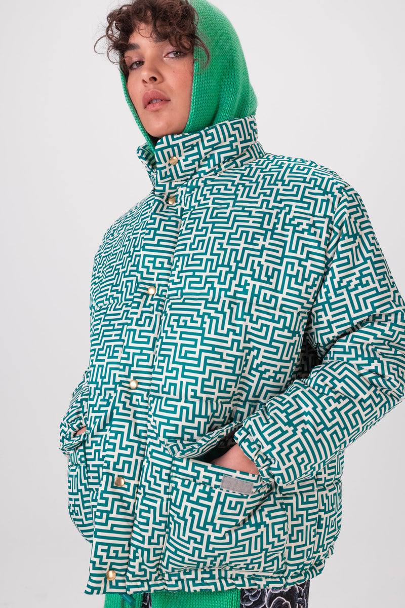 Veste Donna À Imprimé Cartes