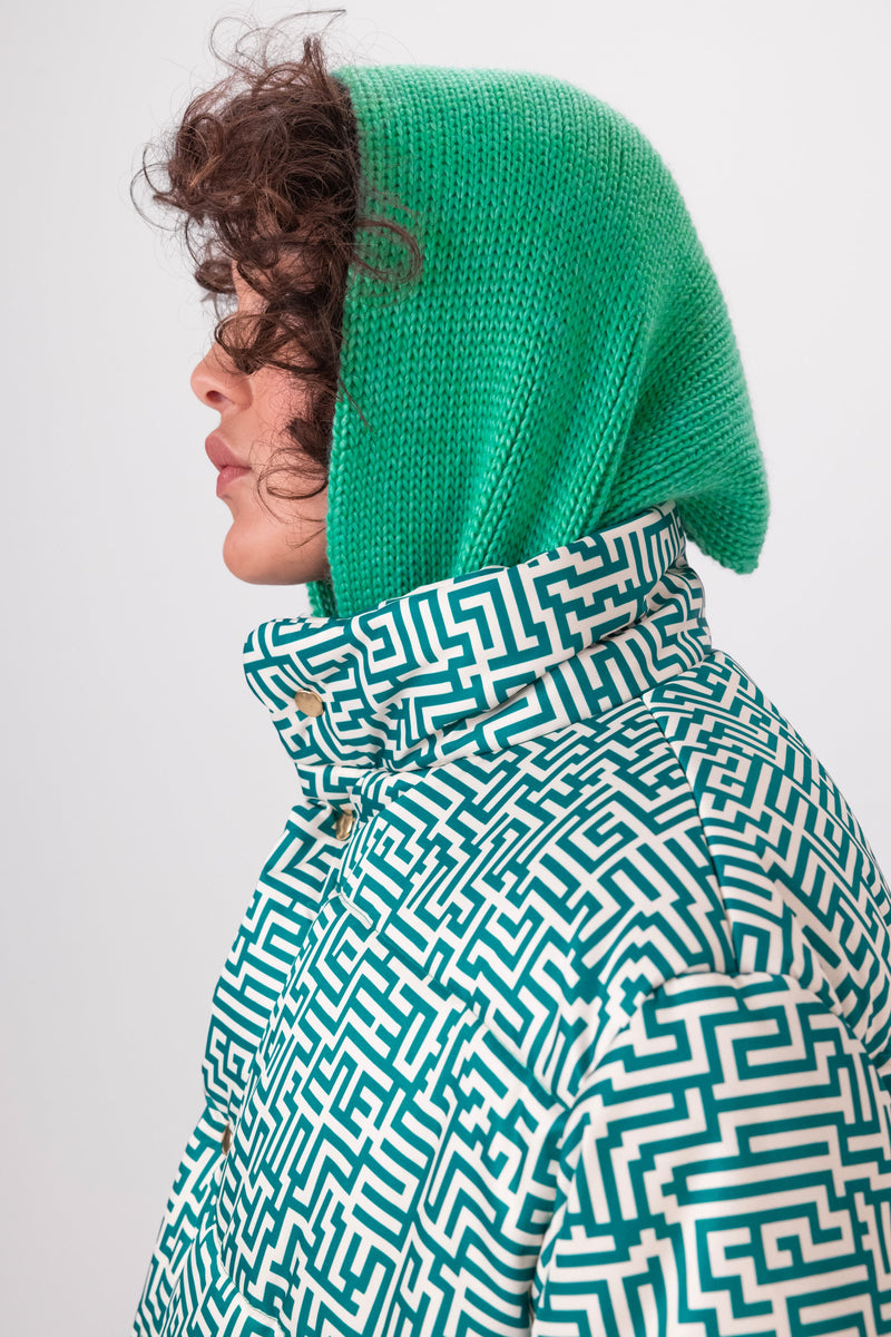 Veste Donna À Imprimé Cartes