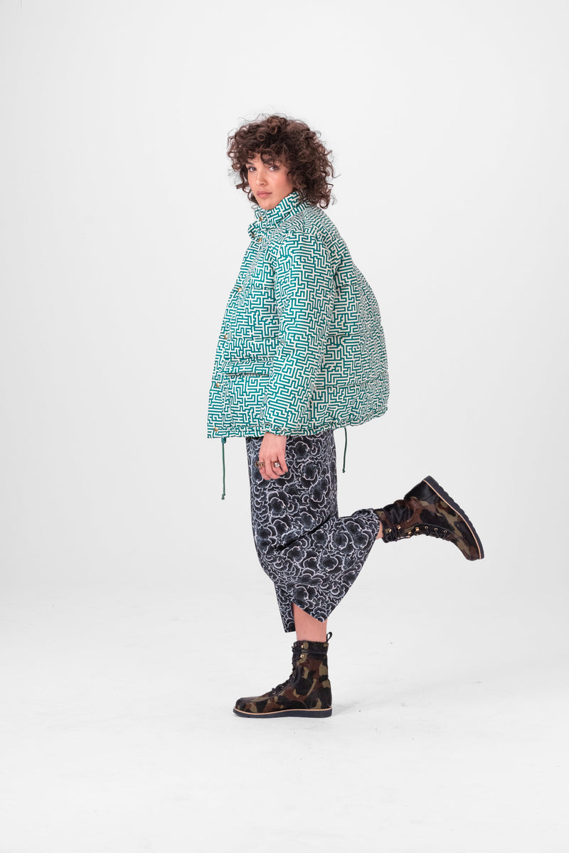 Veste Donna À Imprimé Cartes