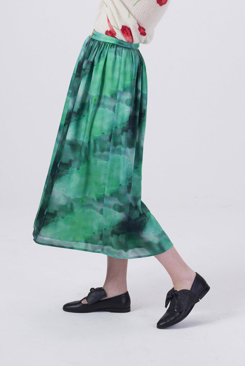 Orso Moss Print Skirt