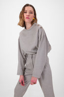 Pantalon Gabriel En Flanelle Taupe Froide