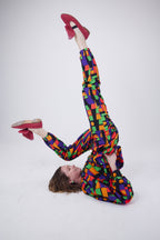 Kiara Trousers in Fréquences Printed Fleece